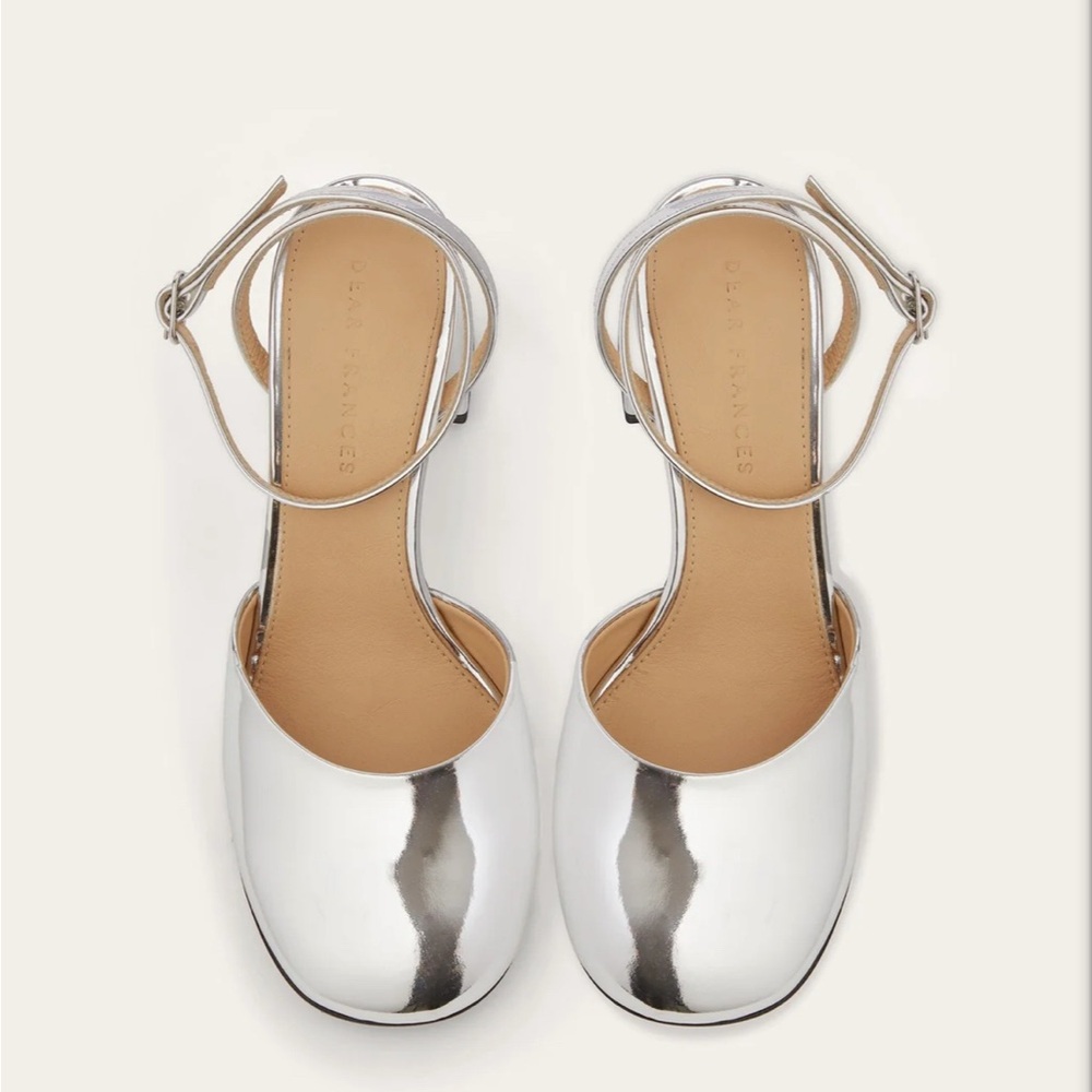 Dear Frances Silver Harlow Pumps